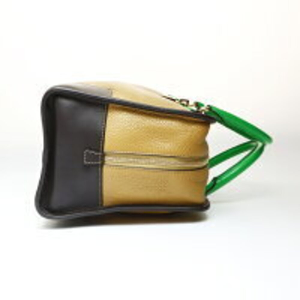 LOEWE Oro Amazona Anagram Handbag Brown - Picture 5 of 13